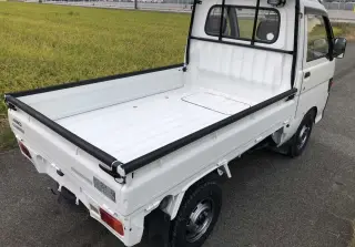 White 1994 Daihatsu Hijet Truck, 5-Speed Manual, imported kei truck, stock KTD-0227 (photo 4)