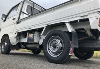 White 1994 Daihatsu Hijet Truck 4WD kei truck for sale, stock KTD-0227 (photo 5)