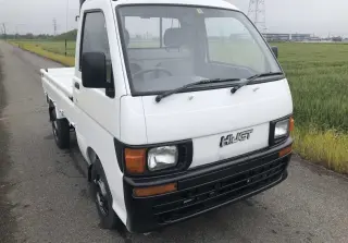 White 1994 Daihatsu Hijet Truck 4WD kei truck for sale, stock KTD-0226 (photo 1)
