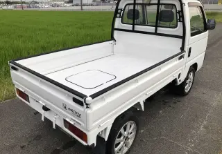 White 1994 Honda Acty Truck, 5-Speed Manual, imported kei truck, stock KTD-0233 (photo 4)