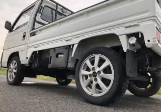 White 1994 Honda Acty Truck 4WD kei truck for sale, stock KTD-0233 (photo 5)