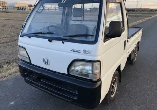 White 1994 Honda Acty Mini Truck, Kei Truck with AC, 24,868 miles, EN07SDX, stock KTD-0232 (photo 2)