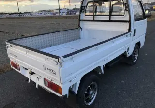 White 1994 Honda Acty Mini Truck, Kei Truck with AC, 5-Speed Manual, imported kei truck, stock KTD-0232 (photo 4)