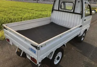White 1994 Mitsubishi Minicab Truck, 5-Speed Manual, imported kei truck, stock KTD-0235 (photo 4)