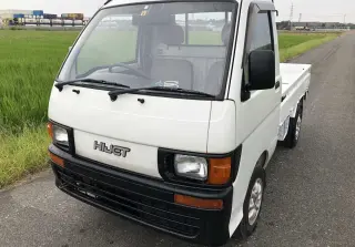 White 1995 Daihatsu Hijet Truck, 49,651 miles, EF, stock KTD-0243 (photo 2)