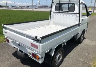 White 1995 Daihatsu Hijet Mini Truck, Kei Truck, 5-Speed Manual, imported kei truck, stock KTD-0241 (photo 4)