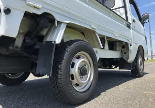 White 1995 Daihatsu Hijet Mini Truck, Kei Truck, 44,053 miles, EF, stock KTD-0241 (photo 6)