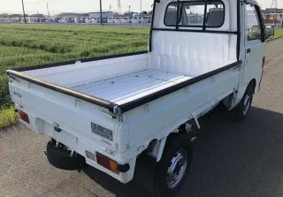 White 1995 Daihatsu Hijet Mini Truck, Kei Truck, 5-Speed Manual, imported kei truck, stock KTD-0242 (photo 4)