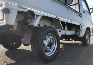 White 1995 Daihatsu Hijet Mini Truck, Kei Truck, 55,106 miles, EF, stock KTD-0242 (photo 6)