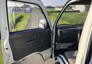White 1995 Daihatsu Hijet Mini Truck, Kei Truck, 5-Speed Manual, imported kei truck, stock KTD-0242 (photo 8)