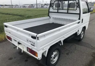 White 1995 Honda Acty Mini Truck, Kei Truck, 5-Speed Manual, imported kei truck, stock KTD-0247 (photo 4)