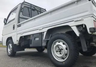 White 1995 Honda Acty Mini Truck, Kei Truck 4WD kei truck for sale, stock KTD-0247 (photo 5)