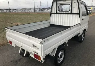 White 1995 Mitsubishi Minicab Mini Truck, Kei Truck in USA, 5-Speed Manual, imported kei truck, stock KTD-0249 (photo 4)