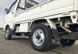 White 1995 Mitsubishi Minicab Mini Truck, Kei Truck in USA 4WD kei truck for sale, stock KTD-0249 (photo 5)