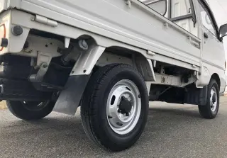 White 1995 Mitsubishi Minicab Mini Truck, Kei Truck in USA, 21,537 miles, 3G83, stock KTD-0249 (photo 6)
