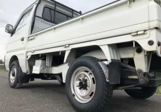 White 1995 Suzuki Carry Mini Truck, Kei Truck 4WD kei truck for sale, stock KTD-0254 (photo 5)