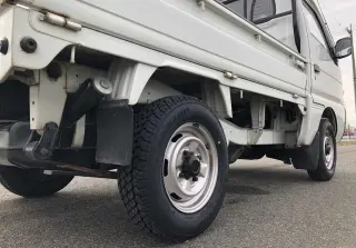 White 1995 Suzuki Carry Mini Truck, Kei Truck, 36,860 miles, F6A, stock KTD-0254 (photo 6)