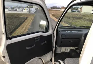 White 1996 Daihatsu Hijet Mini Dump Truck, 5-Speed Manual, imported mini dump truck, stock KTD-0147 (photo 8)