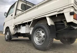 White 1996 Daihatsu Hijet Mini Truck, Kei Truck 4WD kei truck for sale, stock KTD-0258 (photo 5)