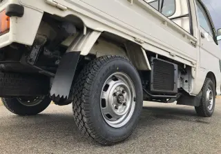 White 1996 Daihatsu Hijet Mini Truck, Kei Truck, 43,590 miles, EF, stock KTD-0258 (photo 6)
