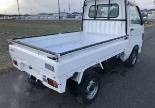 White 1996 Daihatsu Hijet Mini Truck, Kei Truck, 4-Speed Manual, imported kei truck, stock KTD-0259 (photo 4)