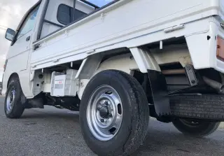White 1996 Daihatsu Hijet Mini Truck, Kei Truck 4WD kei truck for sale, stock KTD-0259 (photo 5)