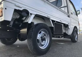White 1996 Daihatsu Hijet Mini Truck, Kei Truck, 34,925 miles, EF, stock KTD-0259 (photo 6)