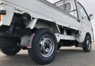White 1996 Daihatsu Hijet Mini Truck, Kei Truck, 44,786 miles, EF, stock KTD-0260 (photo 6)