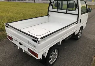 White 1996 Honda Acty Truck, 5-Speed Manual, imported kei truck, stock KTD-0264 (photo 4)