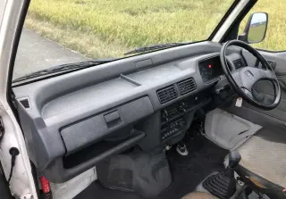 White 1996 Honda Acty Truck 4WD kei truck for sale, stock KTD-0264 (photo 9)