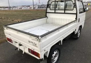 White 1996 Honda Acty Mini Truck, Kei Truck with AC, 5-Speed Manual, imported kei truck, stock KTD-0263 (photo 4)
