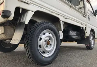White 1996 Honda Acty Mini Truck, Kei Truck with AC, 42,580 miles, E07A, stock KTD-0263 (photo 6)