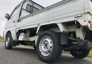 White 1996 Suzuki Carry Truck 4WD kei truck for sale, stock KTD-0271 (photo 5)