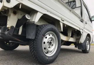 White 1996 Suzuki Carry Truck, 38,403 miles, F6A, stock KTD-0271 (photo 6)