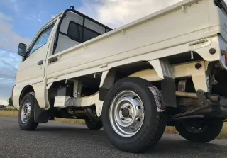 White 1996 Suzuki Carry Mini Truck, Kei Truck 4WD kei truck for sale, stock KTD-0269 (photo 5)