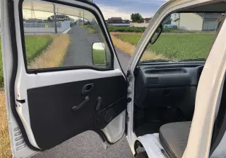White 1996 Suzuki Carry Mini Truck, Kei Truck, 5-Speed Manual, imported kei truck, stock KTD-0269 (photo 8)