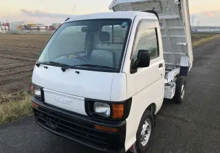 White 1997 Daihatsu Hijet Dump, 53,914 miles, EFClimber, stock KTD-0154 (photo 2)