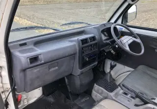 White 1997 Mitsubishi Minicab Mini Dump Truck 4WD mini dump truck for sale, stock KTD-0155 (photo 9)