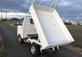 1997 Mitsubishi Minicab Mini Dump Truck, right-hand drive Japanese import, stock KTD-0156 (photo 3)