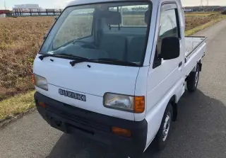 White 1997 Suzuki Carry Truck, 33,440 miles, F6A, stock KTD-0290 (photo 2)