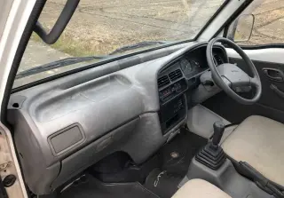 White 1997 Suzuki Carry Truck 4WD kei truck for sale, stock KTD-0284 (photo 9)