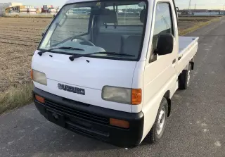 White 1997 Suzuki Carry Truck, 29,350 miles, F6A, stock KTD-0285 (photo 2)