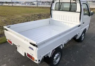 White 1997 Suzuki Carry Truck, 5-Speed Manual, imported kei truck, stock KTD-0285 (photo 4)