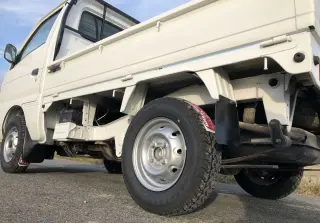 White 1997 Suzuki Carry Truck 4WD kei truck for sale, stock KTD-0285 (photo 5)