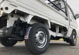 White 1997 Suzuki Carry Mini Truck, Kei Truck, 19,529 miles, F6A, stock KTD-0286 (photo 6)