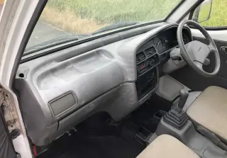 White 1997 Suzuki Carry Mini Truck, Kei Truck 4WD kei truck for sale, stock KTD-0286 (photo 9)
