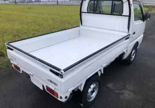 White 1997 Suzuki Carry Truck, 5-Speed Manual, imported kei truck, stock KTD-0287 (photo 4)