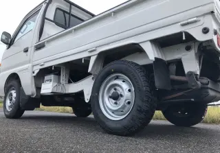 White 1997 Suzuki Carry Truck 4WD kei truck for sale, stock KTD-0287 (photo 5)