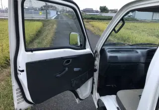 White 1997 Suzuki Carry Truck, 5-Speed Manual, imported kei truck, stock KTD-0287 (photo 8)