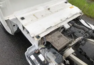 White 1998 Daihatsu Hijet Mini Dump Truck, 40,735 miles, EFClimber, stock KTD-0165 (photo 6)